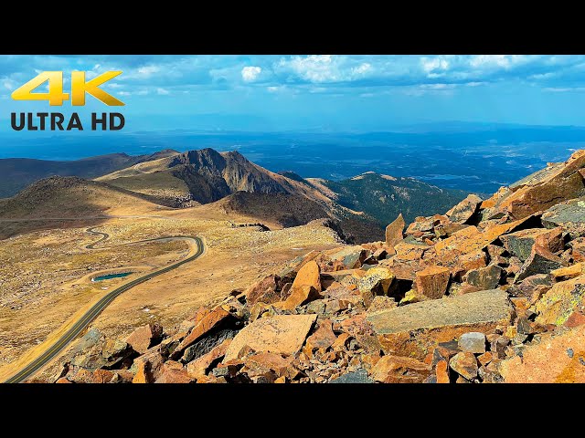 Complete Scenic Drive Up Pikes Peak 4K | Colorado Rocky Mountain Scenic Driving