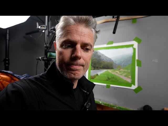 Mastering Misty Hills & Trees: My landscape Painting Secrets