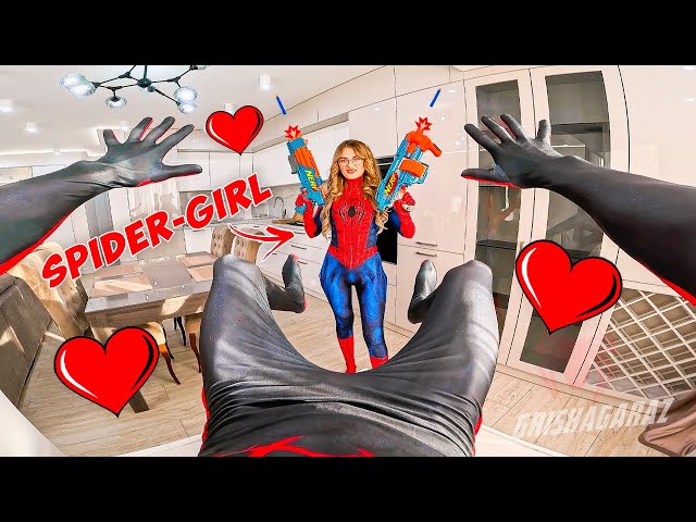 THE Tragic Romance of SPIDER-GIRL vs SPIDER-MAN! (PARKOUR POV)