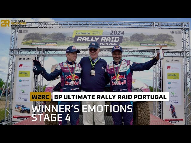 Winners' Emotion - Stage 4 BP Ultimate Rally-Raid Portugal - #W2RC