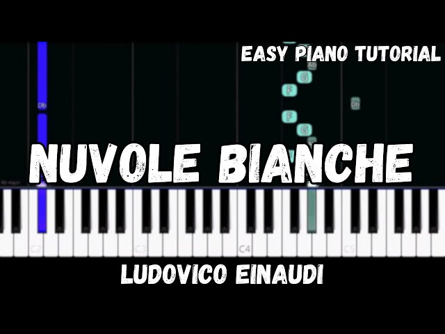 Ludovico Einaudi - Nuvole Bianche (Easy Piano Tutorial)