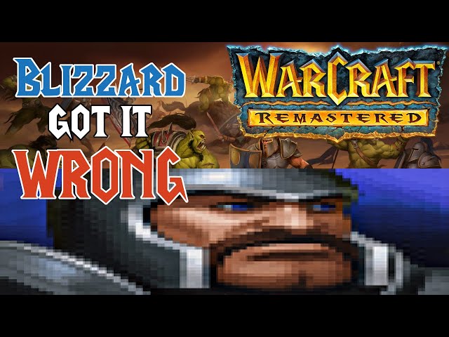 Blizzard got it WRONG - Warcraft 1: Remastered & Tall Pixels