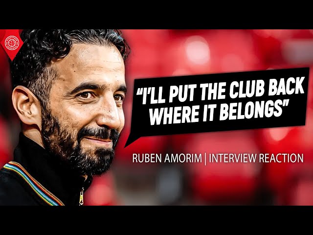 "A Lot of People Talk About The 3-4-3!" Amorim First Man United INTERVIEW Reaction