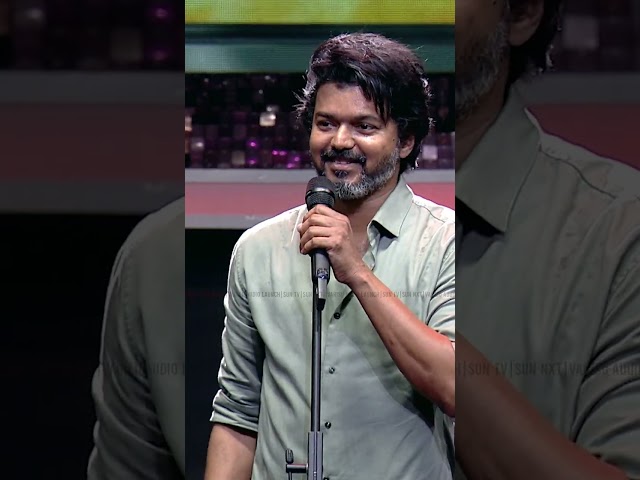 "Naa en girlfriend-ah kutittu poi padam pathadhu" - Thalapathy Vijay | Varisu Audio Launch #shorts