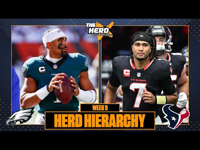 Herd Hierarchy: Eagles and Texans return, boot Vikings off Top 10 heading into Week 9 | THE HERD