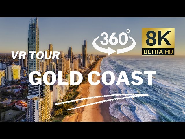 【360°VR】Gold Coast Australia - Virtual Nature Relaxation 8K Video