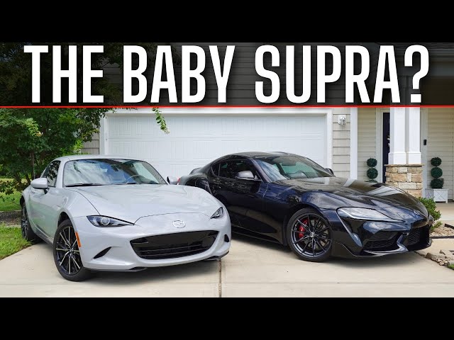 2024 Mazda MX-5 Miata vs Toyota GR Supra | $20,000 Less and Topless!