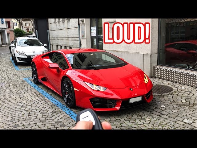 Scaring my neighbours | Loud Cold Start Lamborghini Huracan | Sound and Revs