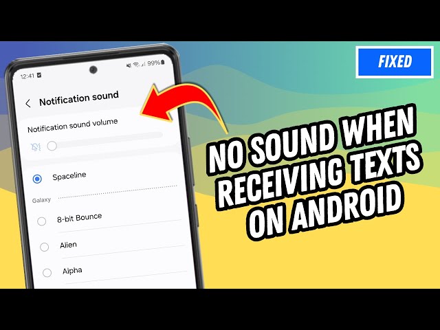 Fix No Sound When Receiving Texts on Android (100% Work)