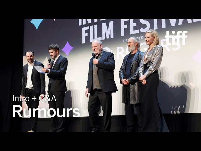 RUMOURS Intro + Q&A With Guy Maddin, Evan Johnson, and Galen Johnson| TIFF 2024