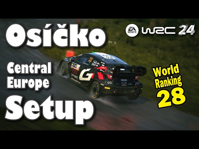 [WRC] Rank 28 / Setup, Central Europe Rally, Day Clear Dry, Toyota GR Yaris Rally1 '24 / Fanatec DD2