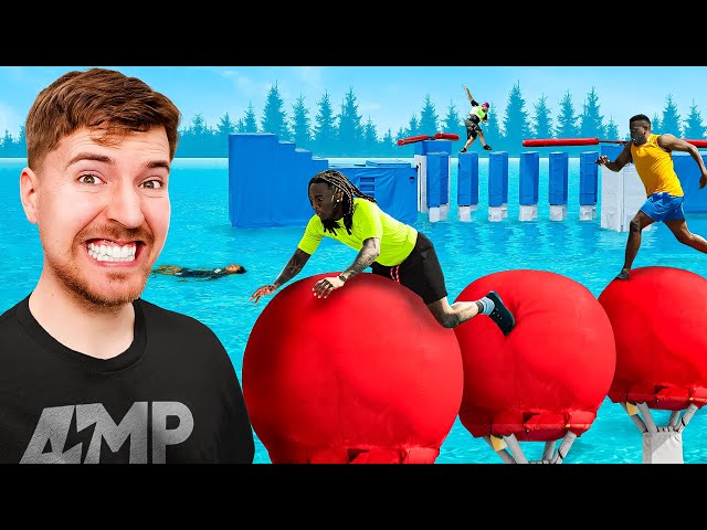 AMP EXTREME OBSTACLE COURSE WITH MRBEAST