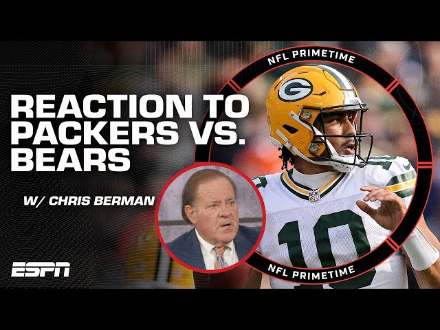 Jordan Love has been CLUTCH many times! - Chris Berman reacts to Packers-Bears | NFL PrimeTime