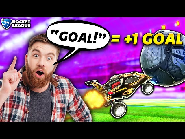 Rocket League, but a SECRET WORD gives you GOALS