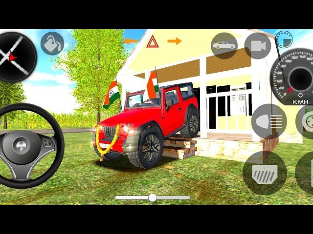 Dollar (Song) Modified 😈 Mahindra yellow Thar || Indian Car Simulator 3D || Car Game 3D