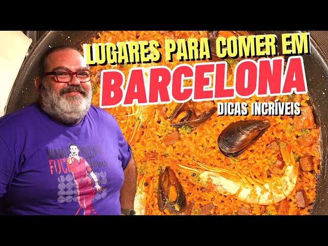 BARCELONA, RESTAURANTES INCRÍVEIS E BARATOS! Comer em Barcelona