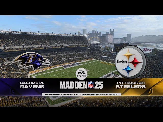 Madden NFL 25 NFL Week 11 Simulation The Baltimore Ravens vs The Pittsburgh Steelers