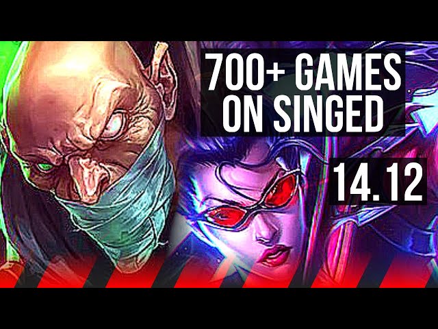 SINGED vs VAYNE (TOP) | 700+ games | EUW Master | 14.12