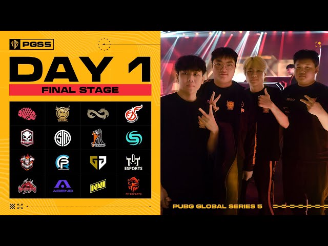 PUBG Global Series 5 Final Stage DAY 1