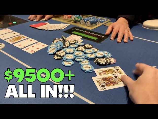 I Flop QUADS Vs Aggro Bluffer!!! ALL In Against Half The Table! Most Epic Session! Poker Vlog Ep 253