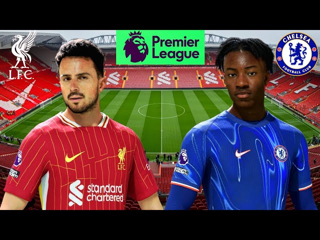 EA FC 25 - Liverpool vs. Chelsea - Palmer Jackson Salah Diaz - Premier League 24/25 | PS5 | 4K HDR