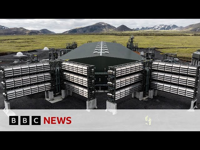 Inside the hidden carbon plant pulling CO2 from thin air | BBC News