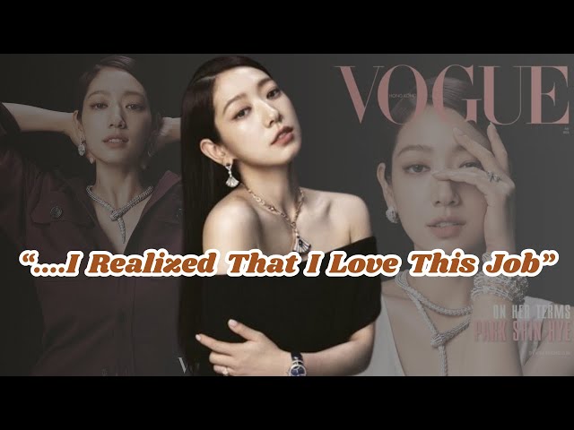 Park Shin-hye talked about her new drama in a photoshoot for VOGUE Hong Kong magazine and