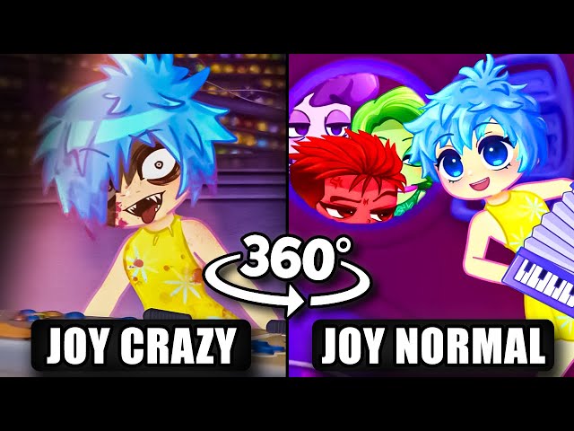 360º VR Joy is crazy vs Joy is normal | Inside Out 2 Movie (2024)