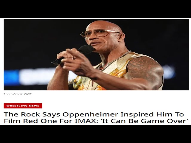 The Rock Being Cringe Again