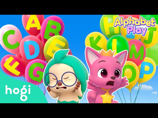 Let's Pop The Alphabet Balloon 🎈 🔤  🎯｜ABC Songs｜Learn ABC｜Hogi's Alphabet Play｜Hogi Pinkfong