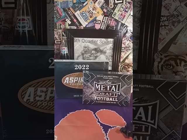 5th Quarter Sports Cards  | Box Breaks | 2022 Leaf Metal & Sage Aspire Hobby Box | Live Opening!!!!