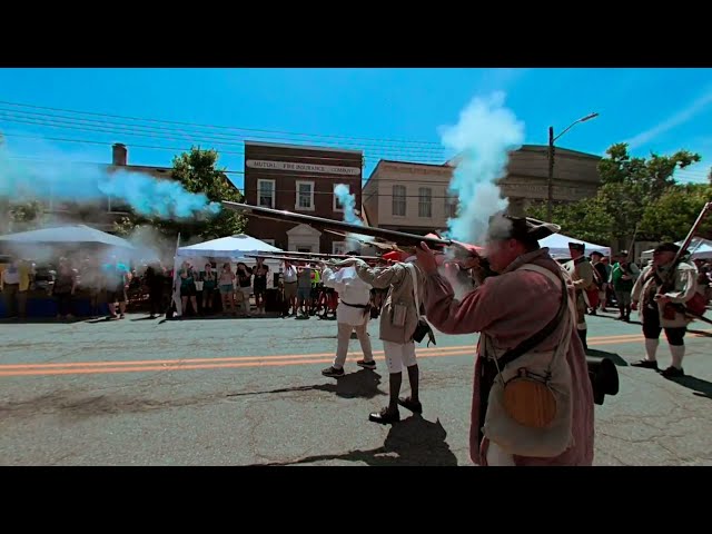 [VR180] GUN BATTLE in the STREET!!! Chestertown Tea Party