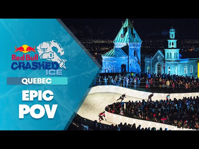 Epic Down Hill POV in Quebec 😮 ⛸  | Red Bull Crashed Ice