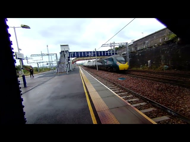 Pendolino train at Carstairs on 2024-10-06 at 15.35  Calf Visinse VR180