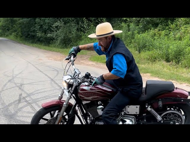 Amish on a Harley