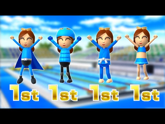 Wii Party U Minigames - Daisy Vs Faustine Vs Joana Vs William (Master Difficulty)