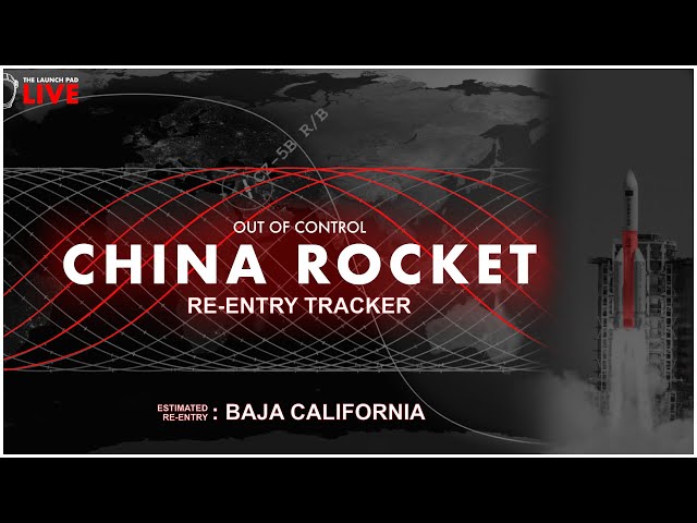 Live Track: Out-Of Control Chinese Rocket Crash Into Earth