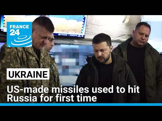 Ukraine hits Russia with US-made missiles for first time on war's 1,000th day • FRANCE 24 English