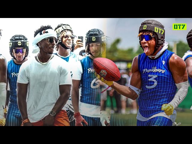 PRESSURE 7ON7's FIRST GAMES EVER!! DEESTROYING & AJ GREENE'S NEW TEAM IS LOADED 😱