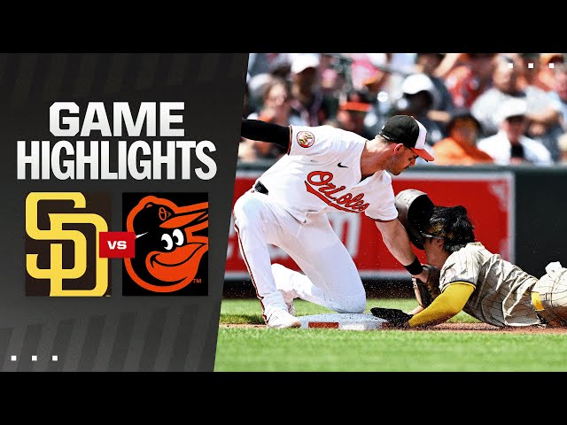 Padres vs. Orioles Game Highlights (7/28/24) | MLB Highlights