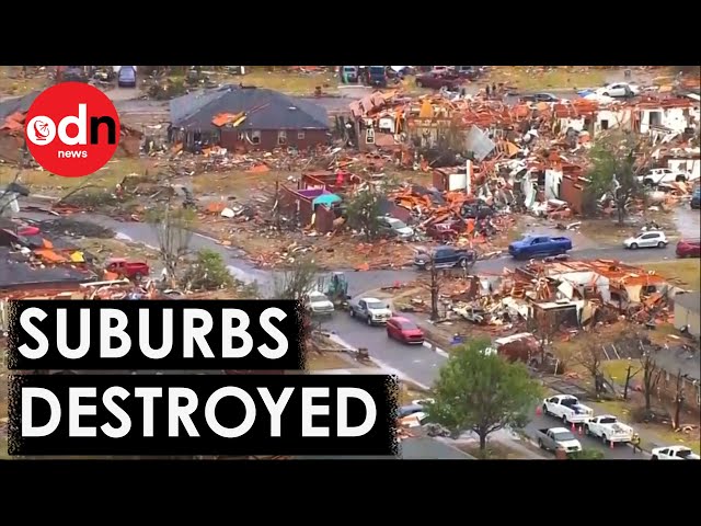 Drone Footage Shows Shocking Aftermath of Oklahoma Storm