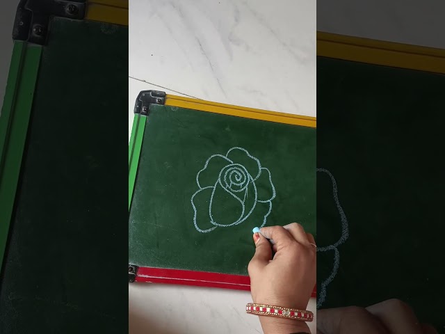 How to draw So Cute Rose 🌹 Drawing Step by Step for beginners #art #shorts