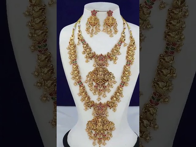 Beautiful combo set@2500/- #ordernow @7207656475 #viralvideo #trending #youtubeshorts #songs #gold