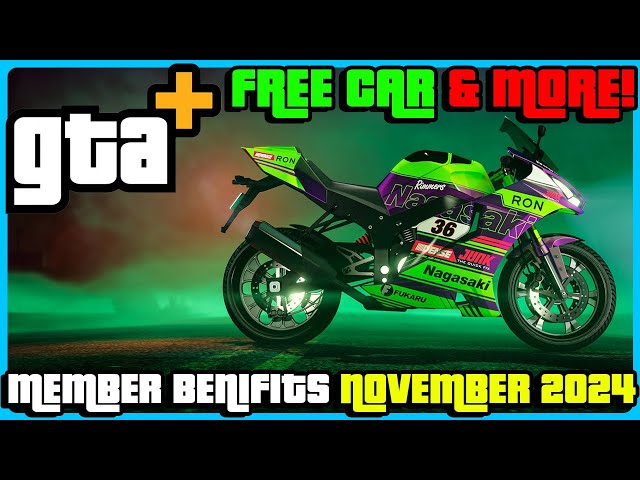 GTA+ Benefits NOVEMBER 2024  (gta+ benefits this month gta 5 online)