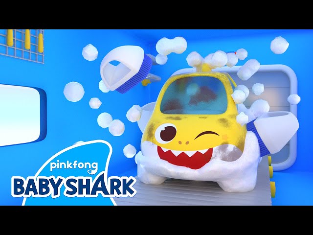 [✨NEW] Baby Shark's Car Wash | Toy Car Wash Song | Baby Shark Official