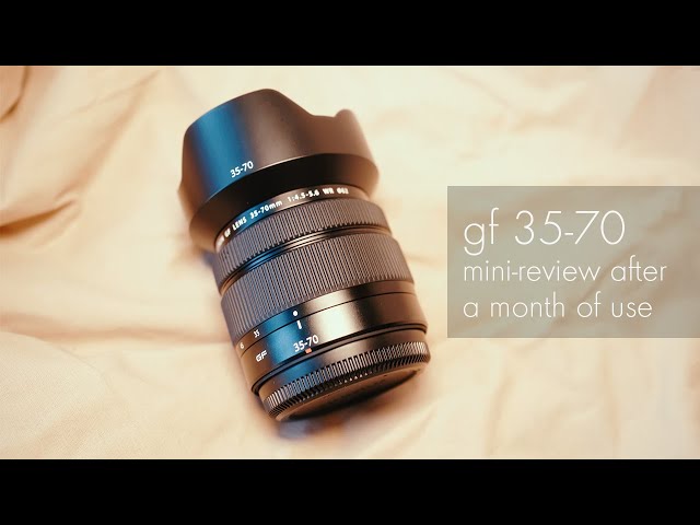 review of the fujifilm gf 35-70 after one month