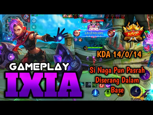 Gameplay Ixia Bikin Si Naga Pasrah | Build Tersakit Ixia | Mobile Legends