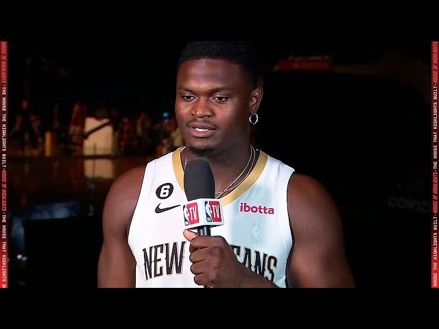 Zion Williamson Full Interview | 2022 NBA Media Day