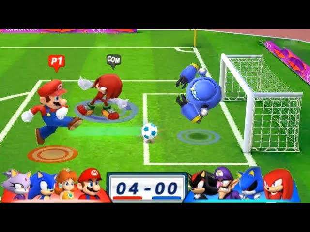 Mario & Sonic At The London 2012 Olympic Games Football #145 Mario, Daisy, Sonic, Blaze