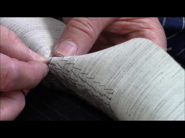 Sewing of a true Bespoke suit